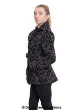 Load image into Gallery viewer, De La Creme - Womens Tribal Print Double Breasted Short Coat Jackets &amp; Coats LoveAdora