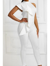 Load image into Gallery viewer, Asymmetrical Ruffled Halter Jumpsuit Jumpsuits &amp; Rompers LoveAdora