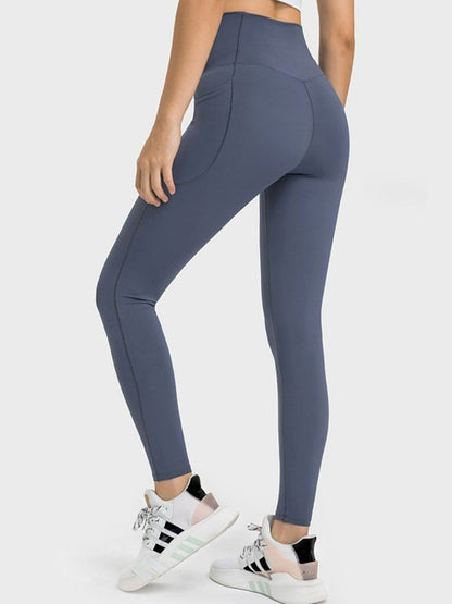 V-Waist Yoga Leggings with Pockets Activewear LoveAdora