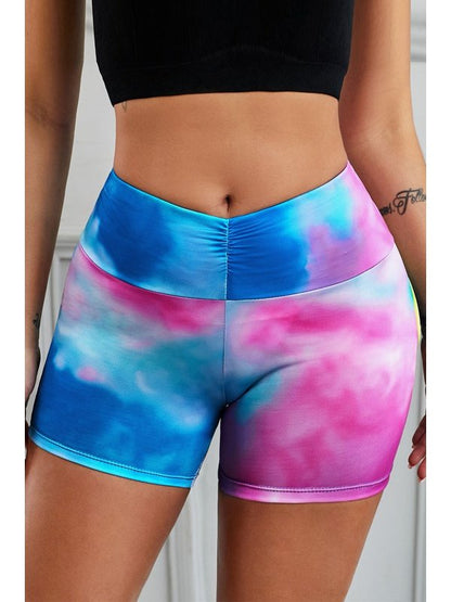 Wide Waistband High Waist Yoga Shorts Activewear LoveAdora