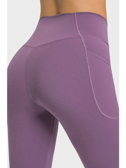 V-Waist Yoga Leggings with Pockets Activewear LoveAdora