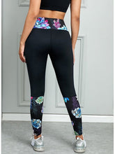 Load image into Gallery viewer, Printed Wide Waistband Active Leggings Activewear LoveAdora