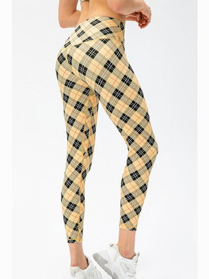 Printed High Waist Sports Leggings Activewear LoveAdora