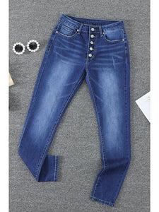 What You Want Button Fly Pocket Jeans Denim Jeans LoveAdora