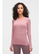 Load image into Gallery viewer, Thumb Holes Sports Tee Activewear LoveAdora