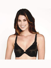 Load image into Gallery viewer, Everyday Front Closure Minimizer Bra Dominique Meryl Black Front Closure Bra LoveAdora