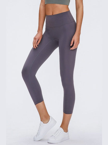 Slim Hip Cropped Leggings Activewear LoveAdora