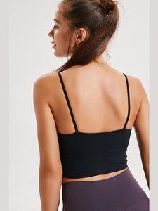 Feel Like Skin Scoop Neck Sports Cami Activewear LoveAdora