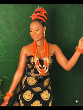 Load image into Gallery viewer, Isiagu African Igbo Bride Outfit Women&#39;s Clothing LoveAdora