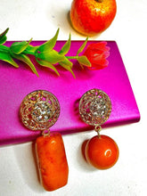 Load image into Gallery viewer, Antique gemstone earrings Earrings LoveAdora