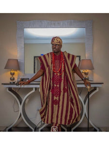 Agbada• 4 piece african men traditional outfit Mens LoveAdora