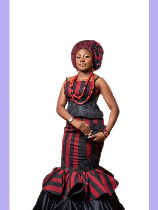 Idoma African bride wedding outfit Women's Clothing LoveAdora