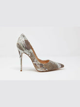 Load image into Gallery viewer, Classic Neutral Serpent Heels LoveAdora
