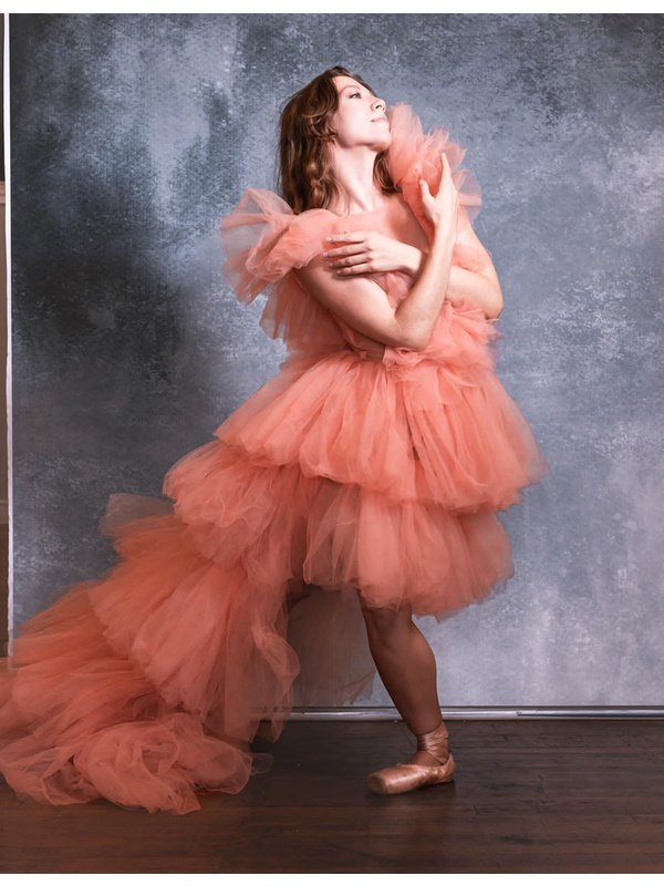 Cassie Peaches & Tulle Dreams Gown Dress LoveAdora