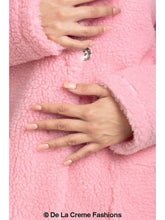 Load image into Gallery viewer, Jacqueline Oversized Teddy Coat Jackets &amp; Coats LoveAdora