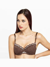 Load image into Gallery viewer, Lavinia Charm Lace Padded Balcony Bra Lingerie &amp; Underwear LoveAdora