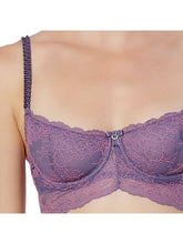 Load image into Gallery viewer, Longline Lace Demi Cup Bra Montelle Boudoir Glamour Lingerie &amp; Underwear LoveAdora