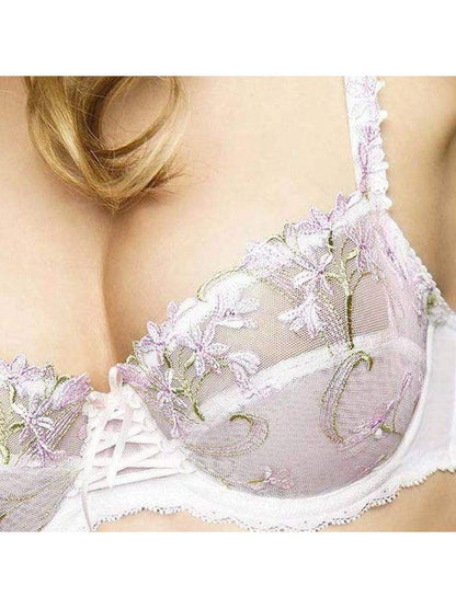 Lise Charmel Bouquet Jasmin Sheer Demi Cup Bra Demi Bra LoveAdora