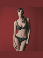 Load image into Gallery viewer, Sassa Dark Soul Deep-V Plunge Push Up Bra Lingerie &amp; Underwear LoveAdora