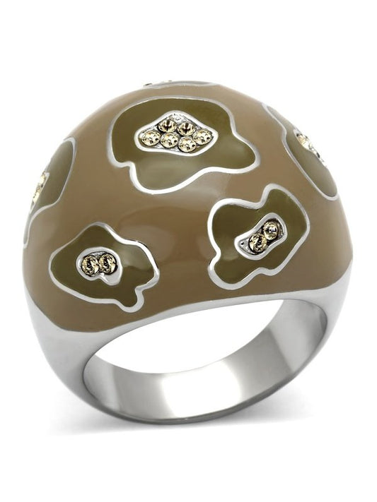 TK826 - High polished no plating Stainless Steel Ring with Top Grade Jewelry & Watches LoveAdora